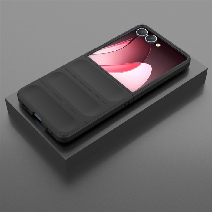 A-One Brand - Galaxy Z Flip 7 Mobilskal Anti-Drop TPU Rugged - Svart