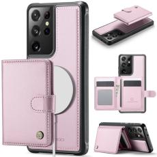 JEEHOOD - JEEHOOD J09 Fodral f&ouml;r Samsung Galaxy S21 Ultra 5G - Rosa