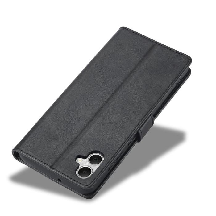 LC.imeeke - LC.IMEEKE Samsung Galaxy A06 Plånboksfodral Konstläder - Svart