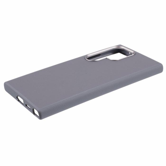 X-Level - X-LEVEL Mobilskal till Samsung Galaxy S24 Ultra PU Läder Stöttålig Grå