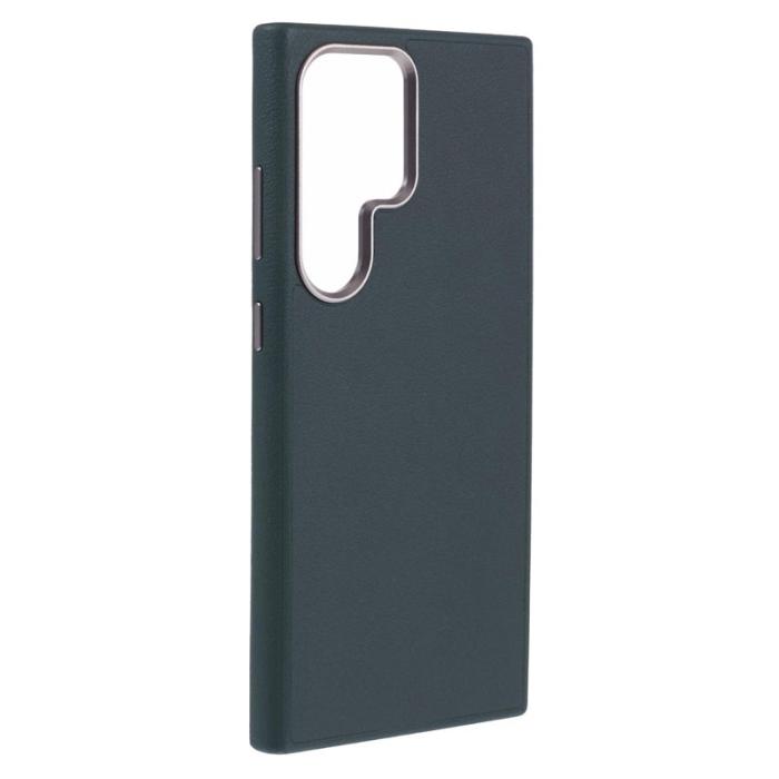 X-Level - X-LEVEL Mobilskal till Samsung Galaxy S24 Ultra PU Läder Stöttålig Grön