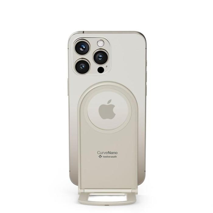 Twelve South - Twelve South MagSafe Bärbart Mobilstativ med Hållare Curve Nano - Dune