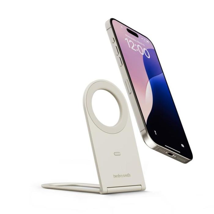 Twelve South - Twelve South MagSafe Bärbart Mobilstativ med Hållare Curve Nano - Dune