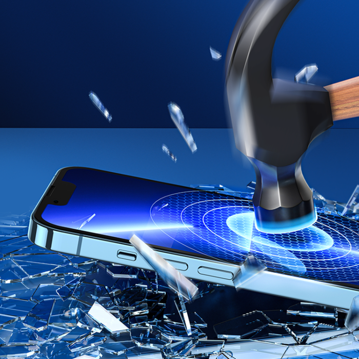 UTGATT1 - Joyroom iPhone 13 Pro Max Härdat glas med Monteringssats - Transparent
