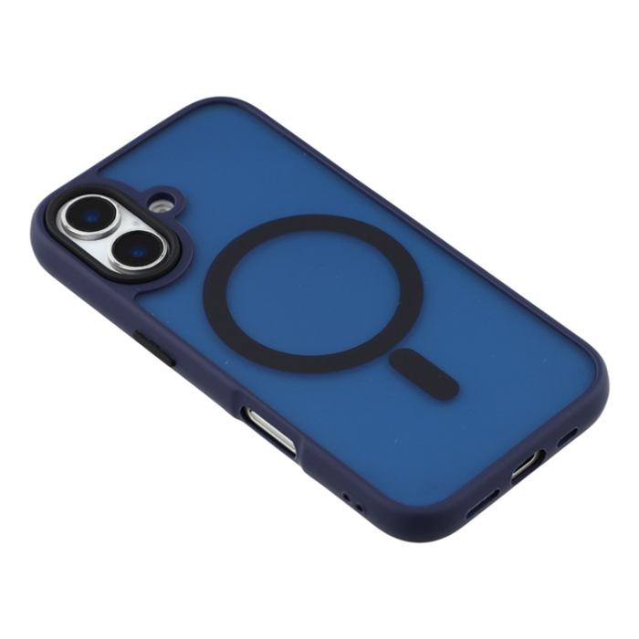 A-One Brand - iPhone 17 Mobilskal MagSafe Skin Touch - Marinblå