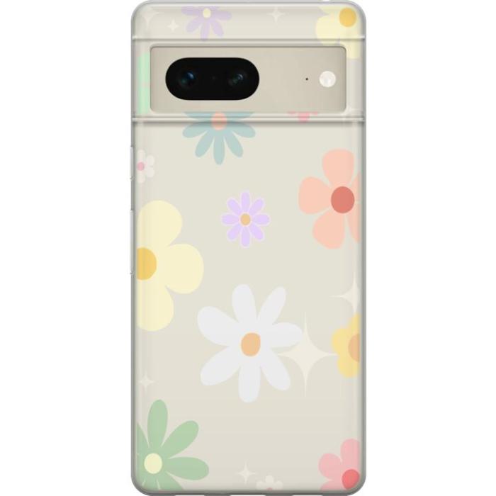 iSecrets - Mobilskal till Google Pixel 7 med fejdande blommor