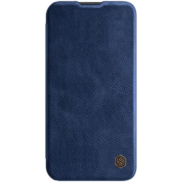 Nillkin - Nillkin iPhone 14 Plus Plånboksfodral QinPro Läder - Blå