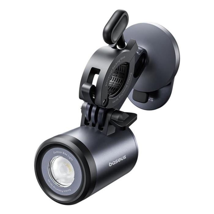 BASEUS - Baseus Universal IP68 LED-Mobilhållare med 2-i-1-lampa 3000mAh PrimeTrip - Grå