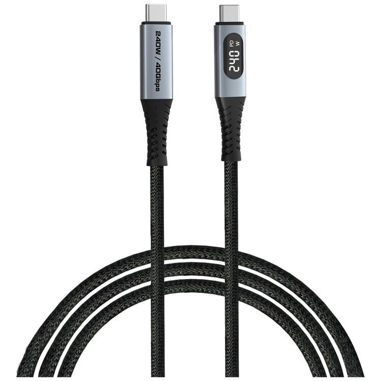 Verbatim USB-C Till USB-C 240W Kabel 120cm 40Gb/s med Display | 3541 | AlltMobil