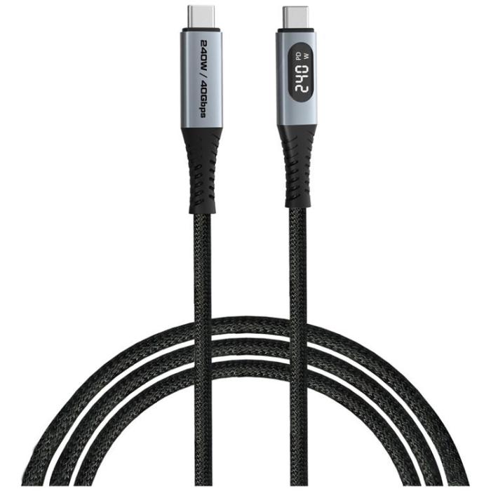 Verbatim - Verbatim USB-C Till USB-C 240W Kabel 120cm 40Gb/s med Display