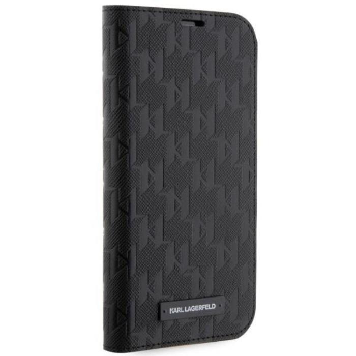 KARL LAGERFELD - Karl Lagerfeld iPhone 14 Plånboksfodral Monogram - Svart