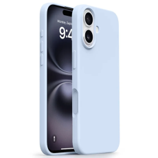 A-One Brand - iPhone 16 Mobilskal Ultra Thin Silikon - Cloud Blå