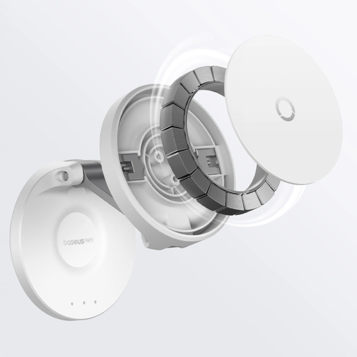 BASEUS - Baseus Magsafe Mobillhållare Foldable- Vit