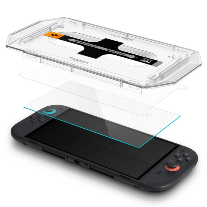 Spigen - [2-Pack] Spigen Nintendo Switch 2 Härdat Glas Skärmskydd EZ Fit