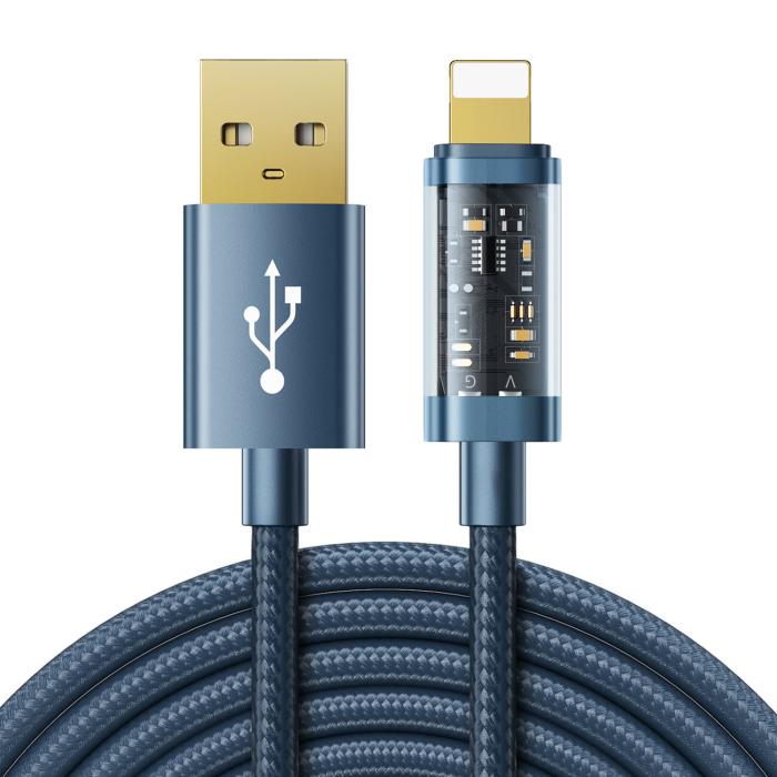 Joyroom - Joyroom Kabel - Lightning 2.4A 20W 1.2m - Blå