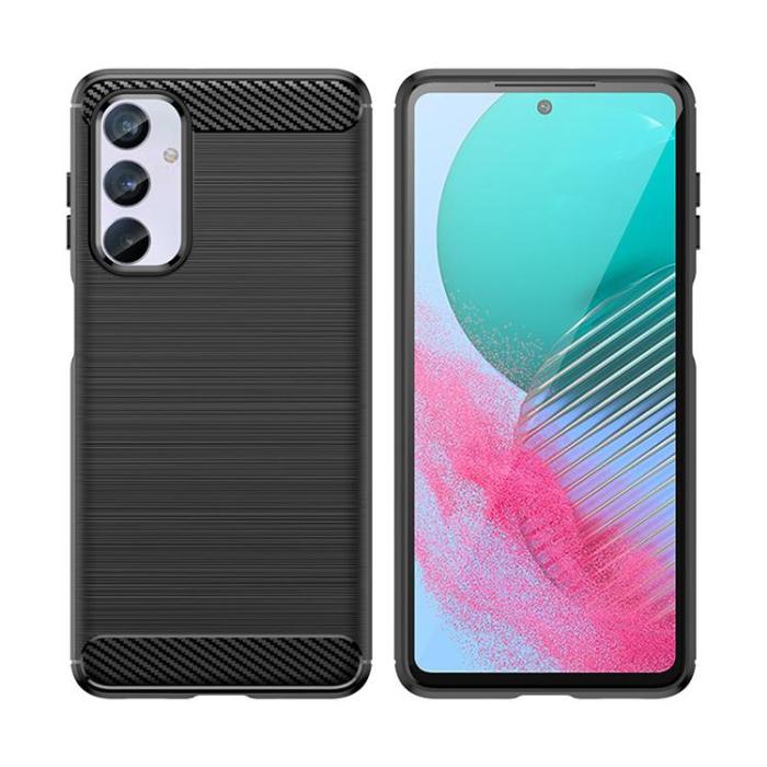 OEM - Galaxy M54 Mobilskal Carbon Flexible - Svart