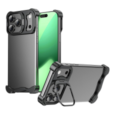 A-One Brand - iPhone 17 Pro Max Mobilskal Heat Dissipating Kickstand - Svart