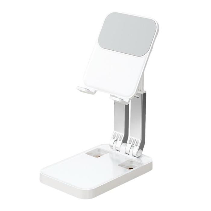 OEM - Universal Foldable Stativ För Mobil och Surfplattor K15 - Vit