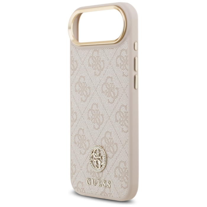 Guess - Guess iPhone 17 Air Mobilskal Magsafe Strass Logo - Rosa