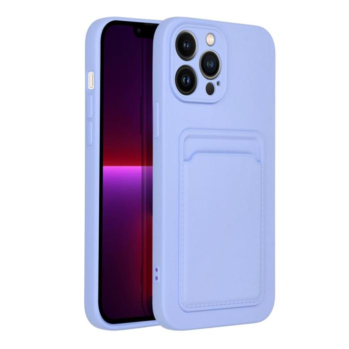 OEM - iPhone 13 Pro Max Skal Forcell Korthållare Violett