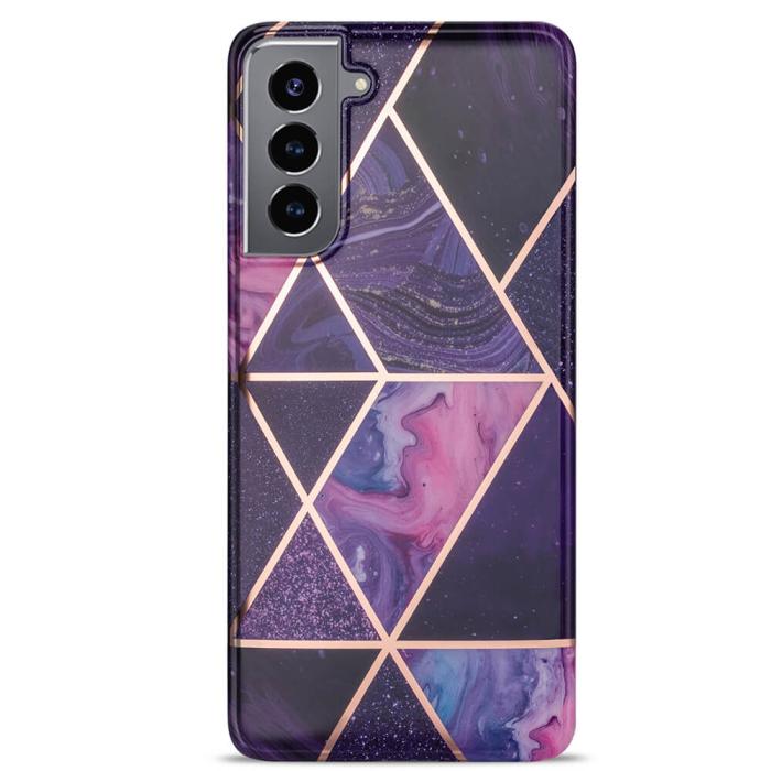 Boom of Sweden - BOOM - Grid skal Galaxy S21 Plus - Lila Marmor