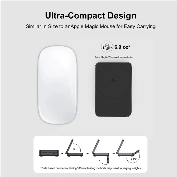 OEM - Qi2 MagSafe Trådlös Laddare Apple Watch, iPhone, Airpods 15W