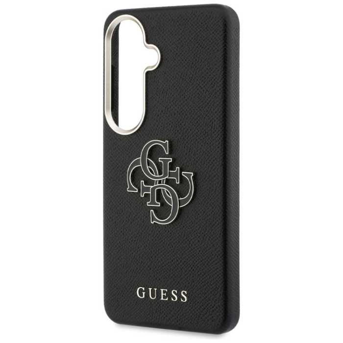 Guess - Guess Mobilskal För Galaxy S26 MagSafe Grained Big 4G Metal Logo