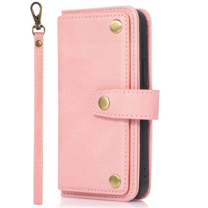 OEM - iPhone 14 Plus Plånboksfodral Flip - Rosa