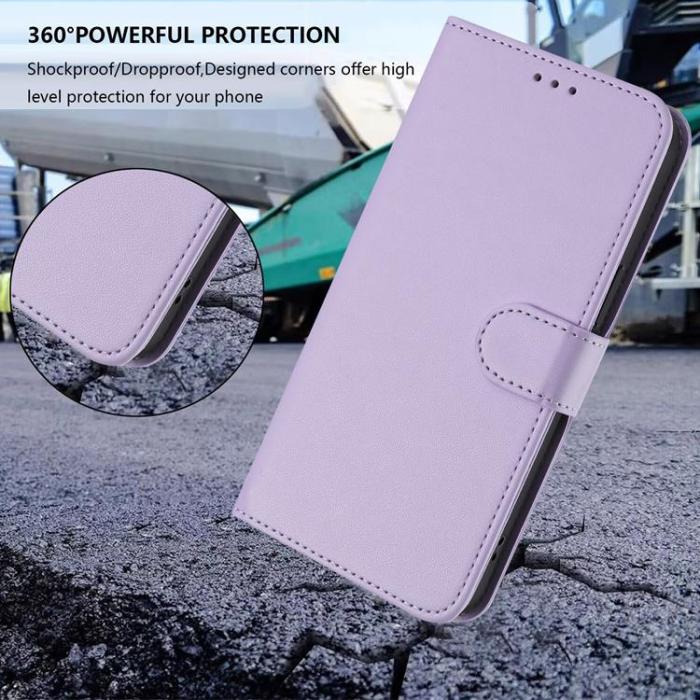 A-One Brand - Sony Xperia 10 VII Plånboksfodral Med Handledsrem - Ljuslila