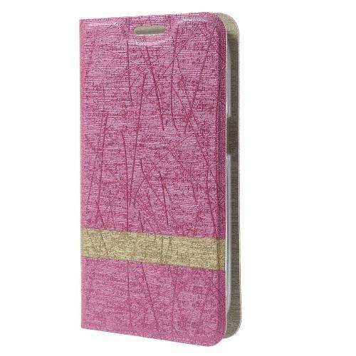 Lines Textured fodral till Samsung Galaxy Ace 4 - Magenta | 2353 | AlltMobil
