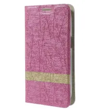 OEM - Lines Textured fodral till Samsung Galaxy Ace 4 - Magenta