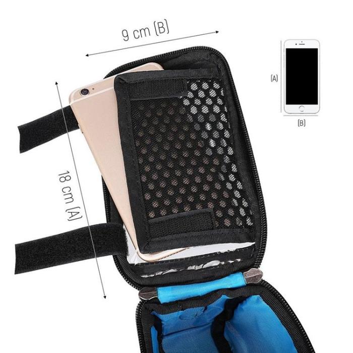 Wozinsky - Wozinsky Cykel Telefonfodral 6.5 tum 1L - svart