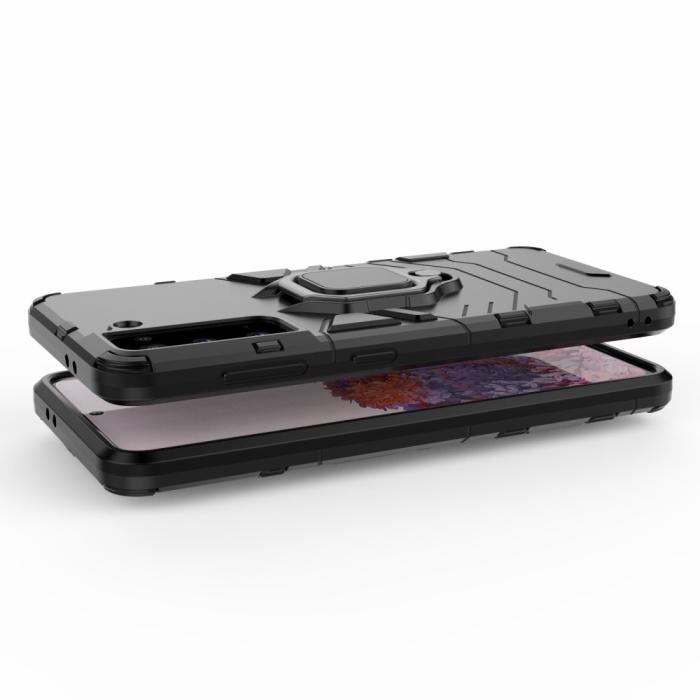 OEM - Hybrid Ring Mobilskal tlll Galaxy S21 Plus - Svart