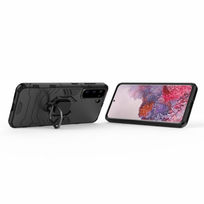 OEM - Hybrid Ring Mobilskal tlll Galaxy S21 Plus - Svart