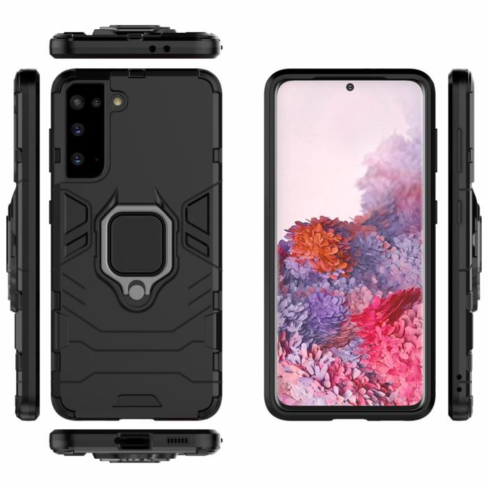 OEM - Hybrid Ring Mobilskal tlll Galaxy S21 Plus - Svart