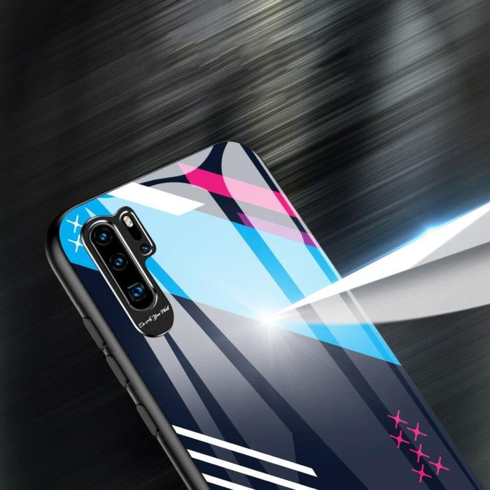 Hurtel - Color Glass Case Huawei P30 Pro skal Mönster 1