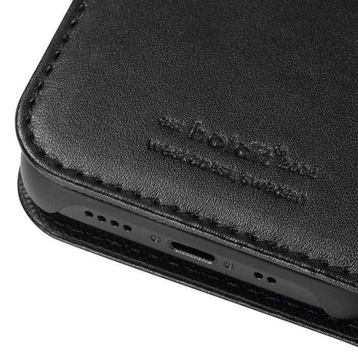UTGATT1 - Holdit Plånboksfodral Magnet iPhone 12 Mini - Svart