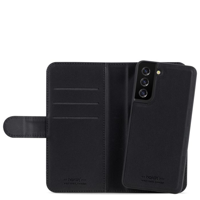 UTGATT1 - Holdit Plånboksfodral Magnet Samsung Galaxy S21 - Svart