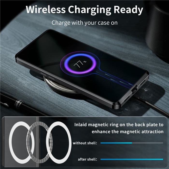 A-One Brand - OnePlus 11 5G Mobilskal Magsafe Metall - Svart