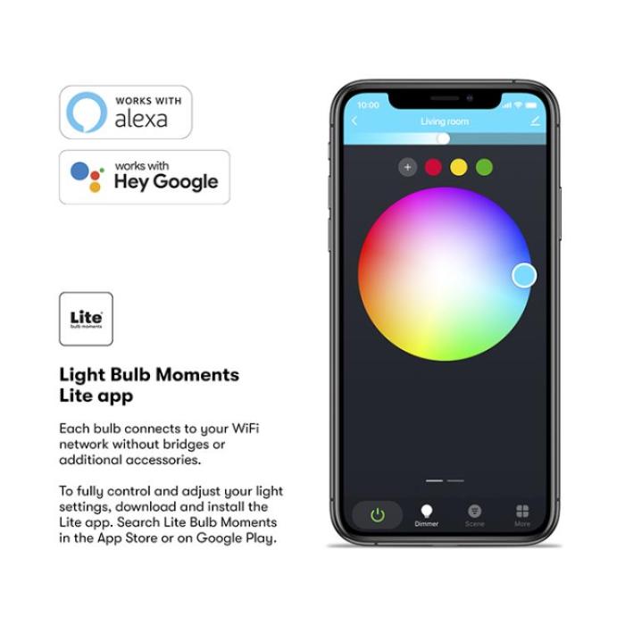 Lite bulb moments - Lite bulb moments (RGB) E27 lampa - 3-Pack