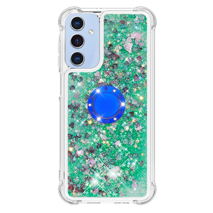 A-One Brand - Galaxy A17/A26 Mobilskal Kickstand Quicksand TPU - Grön