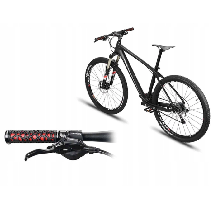 Rockbros - Rockbros Bicycle Greppar - Röd/Svart