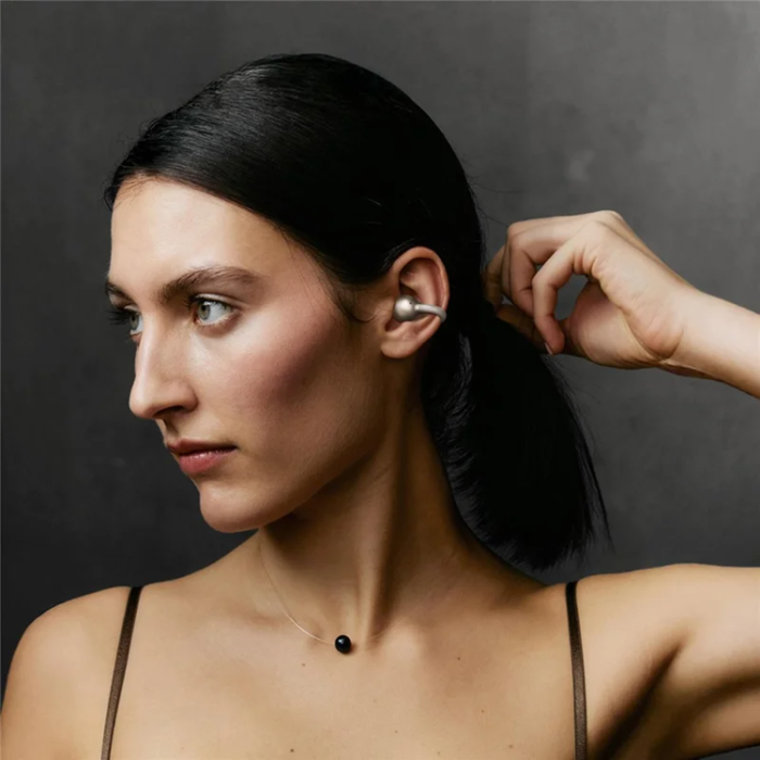MOMAX - MOMAX Clip-On BT15 1-Vibe Clip M.IN.D IPX4 Trådlös Hörlurar - Titanium Guld