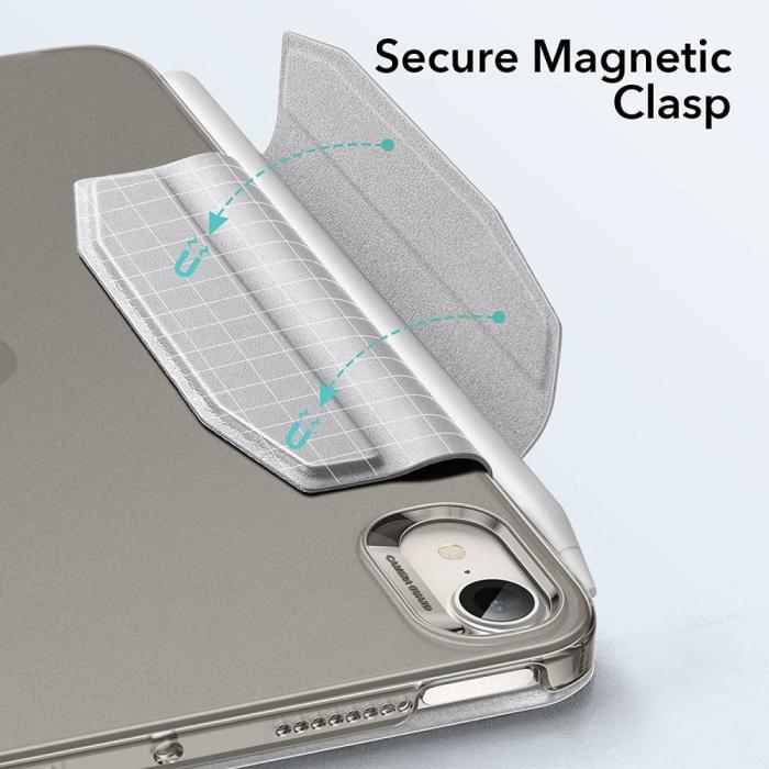 ESR - ESR Ascend Trifold Fodral iPad Mini 6 2021 - Silver Grå