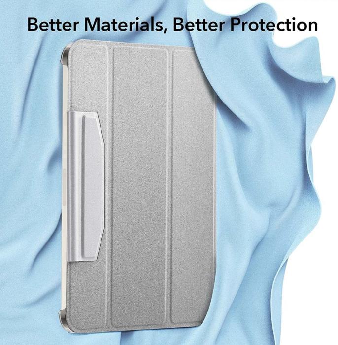 ESR - ESR Ascend Trifold Fodral iPad Mini 6 2021 - Silver Grå