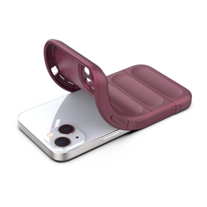 UTGATT1 - iPhone 13 Skal Shockproof Rugged TPU - Vinröd