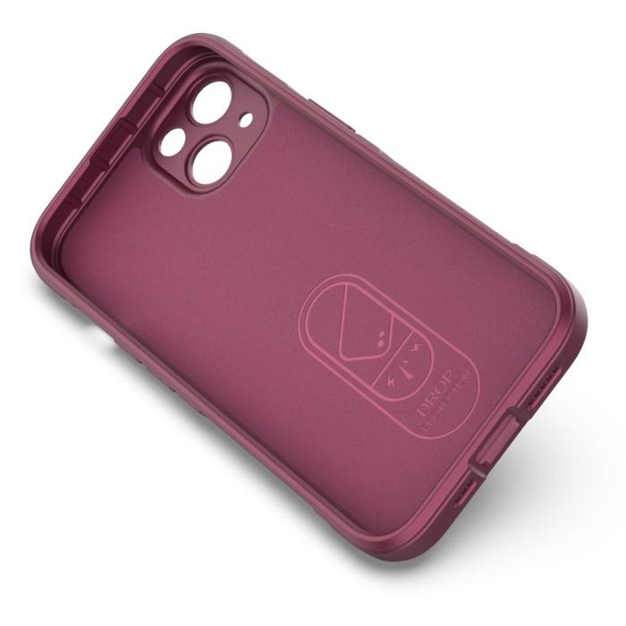 UTGATT1 - iPhone 13 Skal Shockproof Rugged TPU - Vinröd