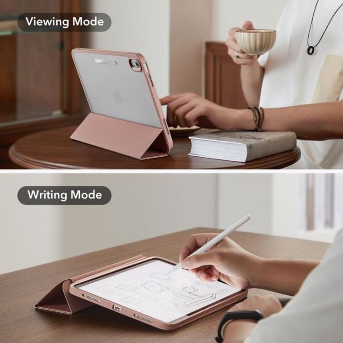 UTGATT1 - ESR iPad (2022) Fodral Ascend Hybrid - Rose Guld
