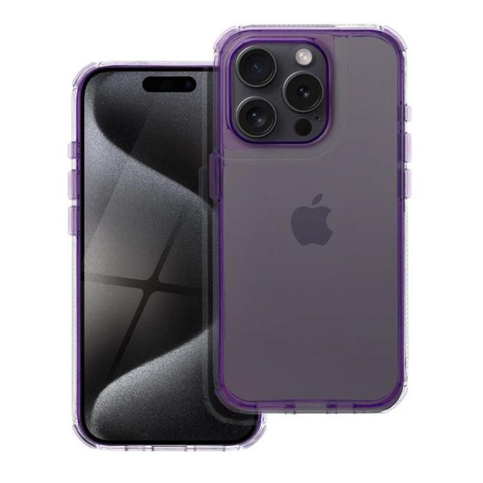 OEM - iPhone 16 Pro Max Mobilskal Matrix Clear - Lila