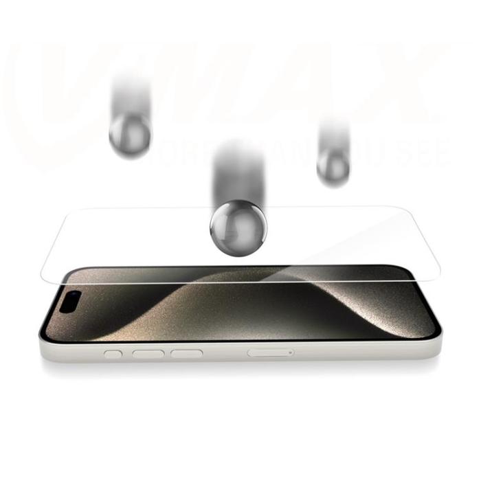 VMAX - Vmax iPhone 16 Pro Härdat Glas Skärmskydd - Clear
